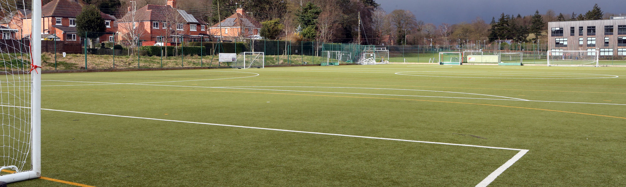 Football pitch at William Brookes School