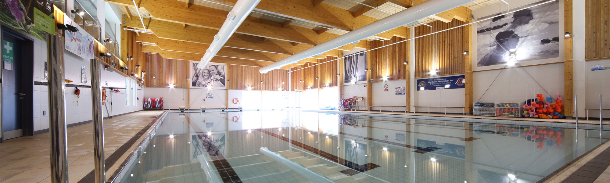 Swimming pool at William Brookes School in Much Wenlock, Shropshire